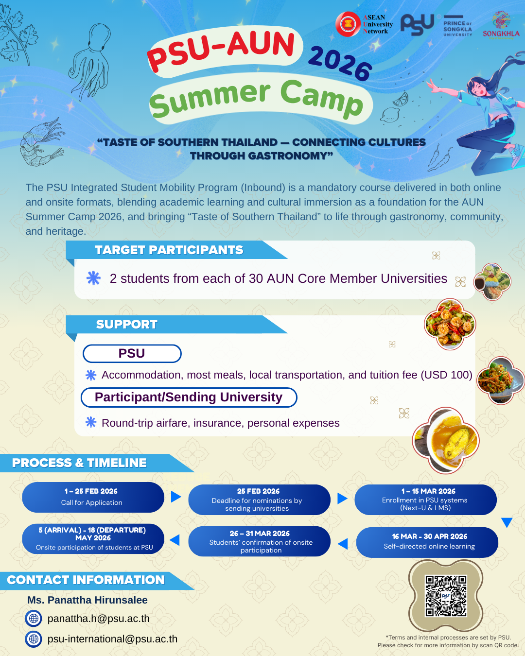 PSU-AUN Summer Camp 2026 (Inbound)
